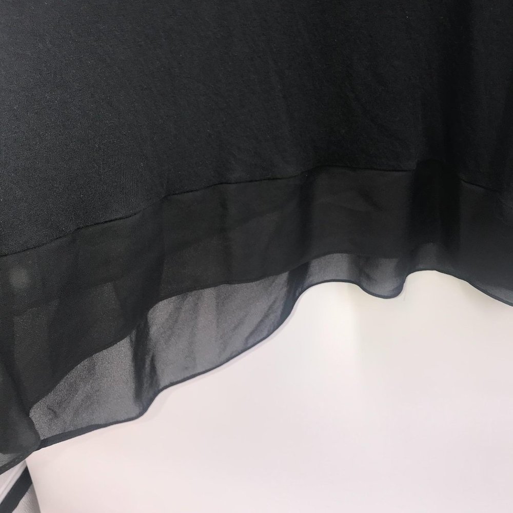 MISS TINA BLACK LONG SLEEVE BLOUSE - Picture 3 of 4